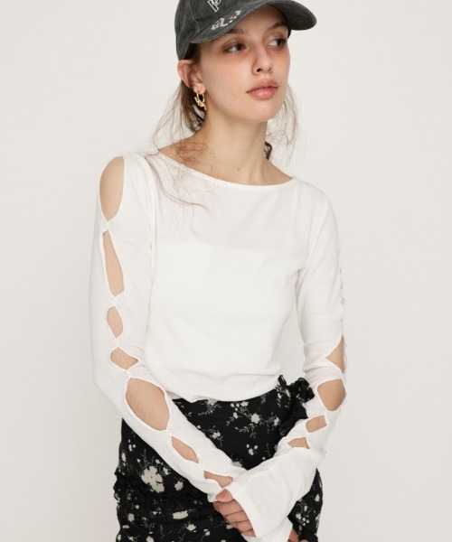 typeservice☆大人気Tシャツ♪Front Slit Dotted Top Rock It Out in Soft Women's Tank Tops - T-ShirtWholesaler.com