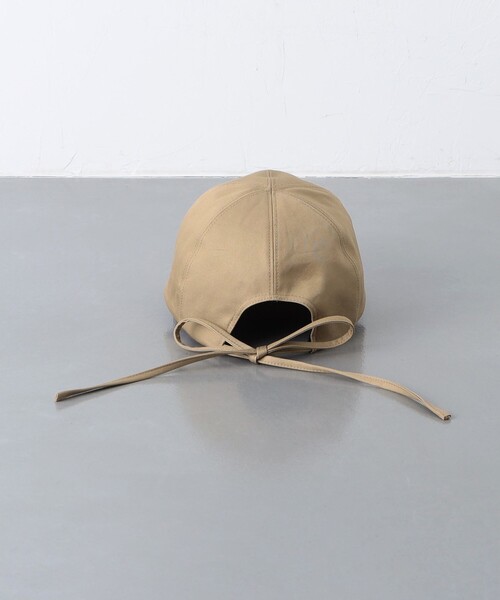 UNITED ARROWS キャップ 帽子 コットン バックリボン UV
