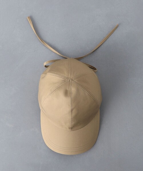 UNITED ARROWS キャップ 帽子 コットン バックリボン UV