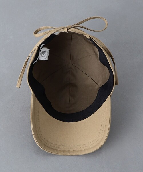 UNITED ARROWS キャップ 帽子 コットン バックリボン UV