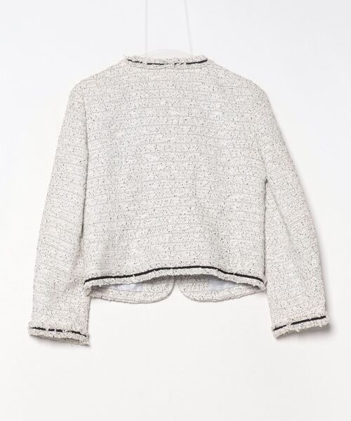 Ballsey（ボールジィ） ツイードジャケット 38 ホワイト レディース