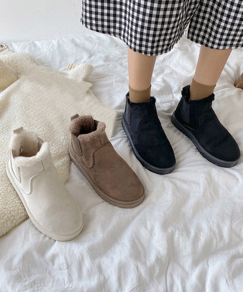 「Miniministore」 ショートブーツ 22.5cm ブラック レディース_画像2