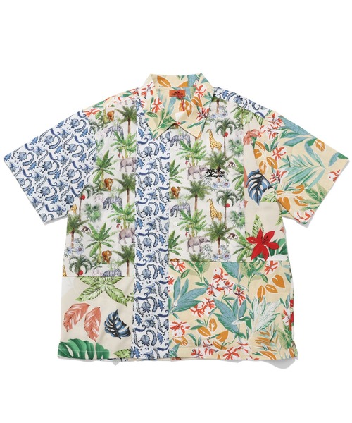 KRIFF MAYER（クリフメイヤー） シャツ ツギハギアロハシャツ メンズ