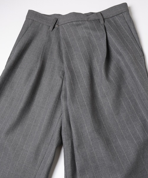ワイドパンツ スラックス OVER RAP SLACKS メンズ レディースの画像