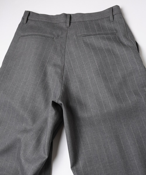 ワイドパンツ スラックス OVER RAP SLACKS メンズ レディースの画像