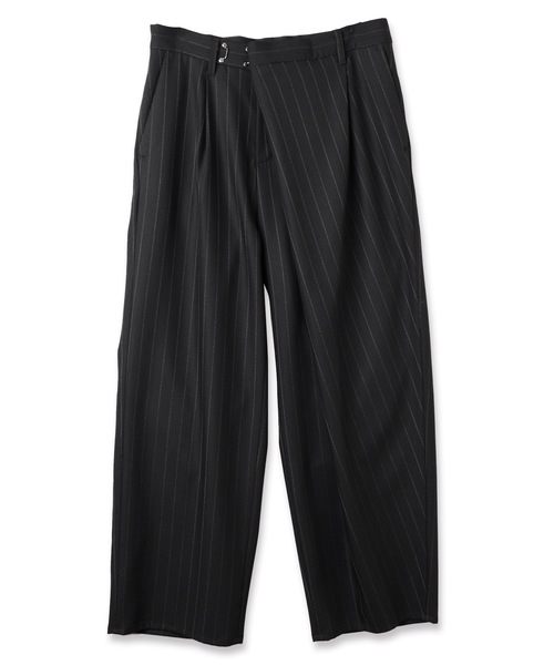 ワイドパンツ スラックス OVER RAP SLACKS メンズ レディースの画像
