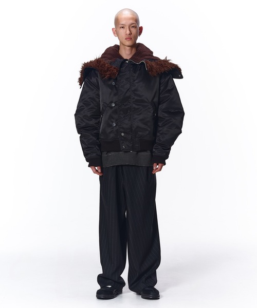 ワイドパンツ スラックス OVER RAP SLACKS メンズ レディースの画像