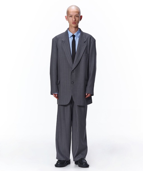 ワイドパンツ スラックス OVER RAP SLACKS メンズ レディースの画像