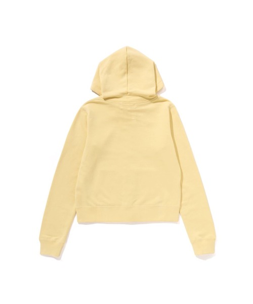 A BATHING APE パーカー COLLEGE ZIP HOODIE レディース