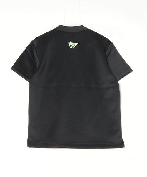 STELLA77GOLF tシャツ 蛍光カラーゴルフモックネック半袖T
