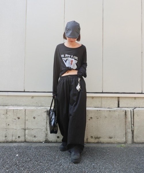 TEEN BOOP ワイドパンツ パンツ ボリュームラフパンツ レディース