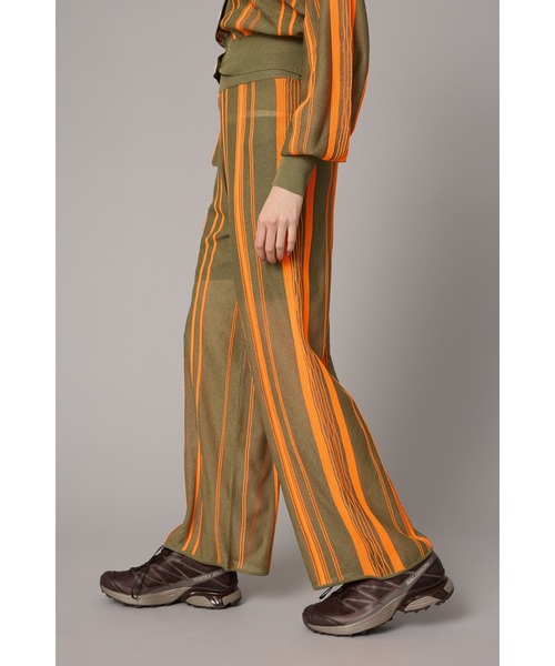 HeRIN.CYE パンツ Random patten knit pants ランダムパターン