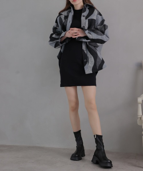 「VIVIAN」 ショートブーツ L ブラック レディース_画像2