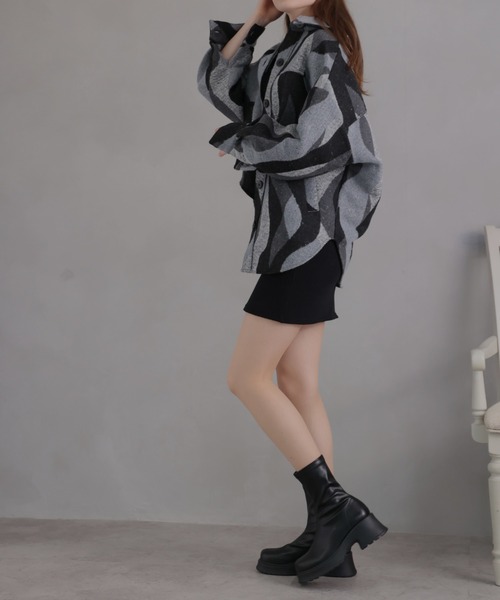 「VIVIAN」 ショートブーツ L ブラック レディース_画像3