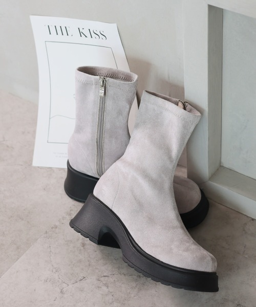 「VIVIAN」 ショートブーツ L ブラック レディース_画像9