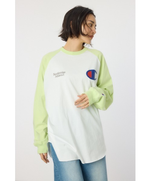 ロデオクラウンズ★ 【Champion】ラグランTシャツ RODEO CROWNS WIDE BOWL（ロデオクラウンズワイドボウル） tシャツ