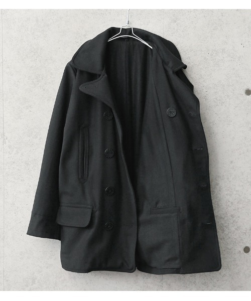 「WAIPER.inc」 ピーコート 36 ブラック メンズ_画像2