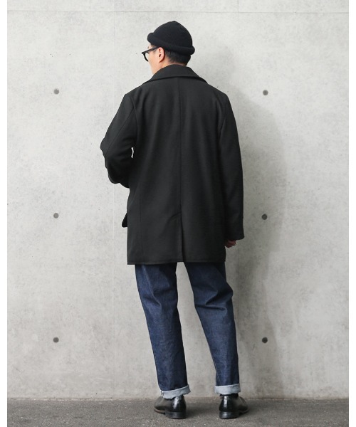 「WAIPER.inc」 ピーコート 36 ブラック メンズ_画像5