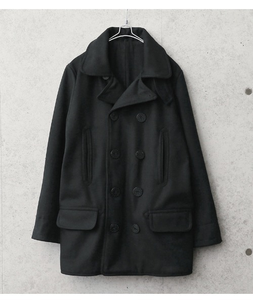 「WAIPER.inc」 ピーコート 36 ブラック メンズ_画像7