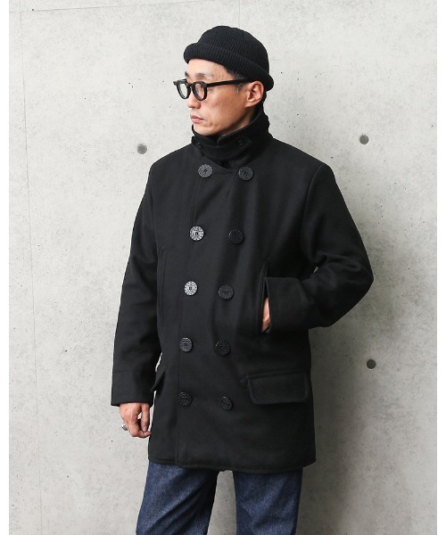 「WAIPER.inc」 ピーコート 36 ブラック メンズ_画像9