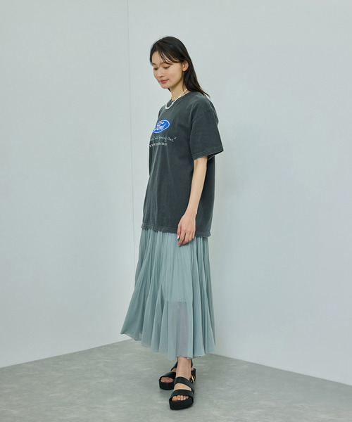 ROPE'（ロペ） スカート 「洗える」「WEB・一部店舗限定」サーキュラー