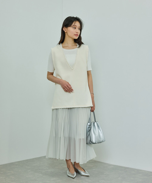 ROPE'（ロペ） スカート 「洗える」「WEB・一部店舗限定」サーキュラー