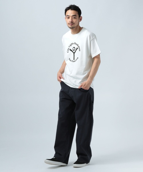 CITY LIGHTS BOOKS tシャツ 「City Lights Bookstore」プリント半袖T