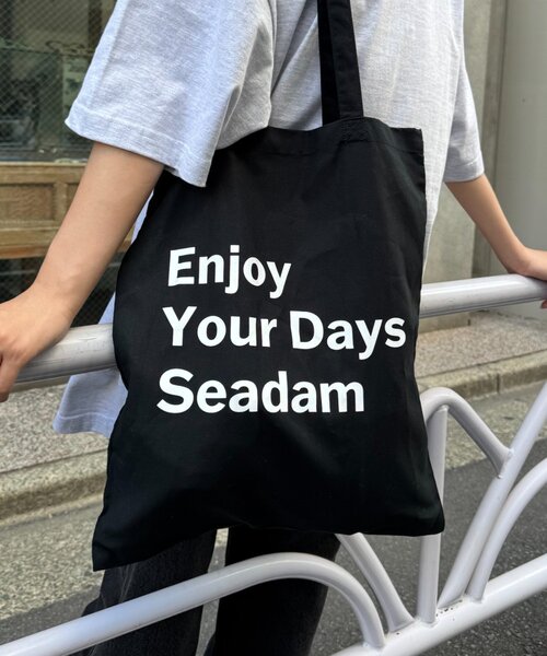 Aimer like a daydream トートバッグ SEADAM トートバッグ 「SEADAM」「UNISEX」メッセージプリント