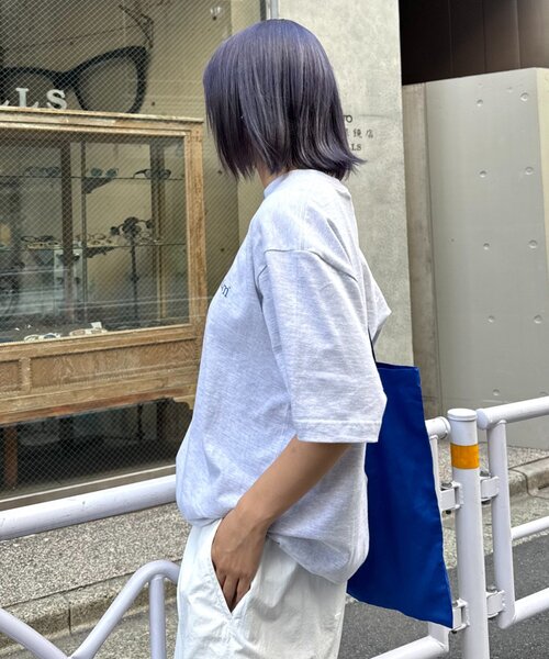 AWW メッセージプリント トートバッグ SEADAM トートバッグ 「SEADAM」「UNISEX」メッセージプリント