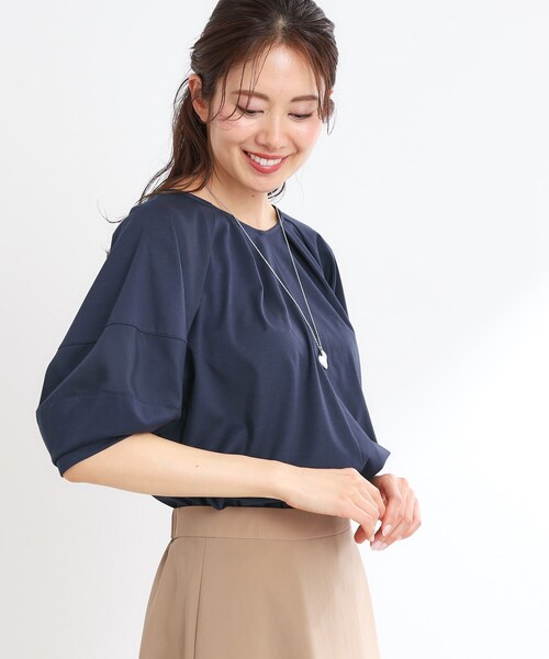 tシャツ 「夏SALE／接触冷感／マシンウォッシュ可」キレイめラグランスリーブジャージ レディース Reflect tシャツ 「夏SALE／接触冷感／マシンウォッシュ可