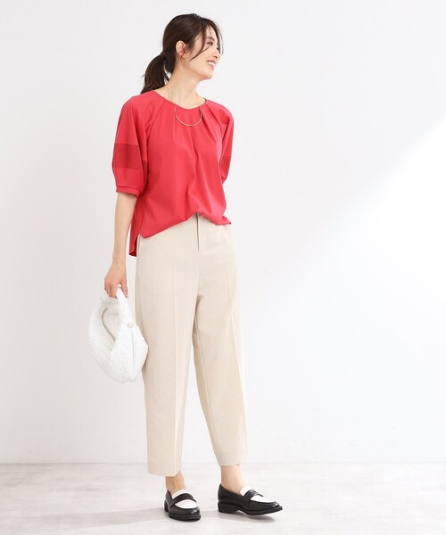 tシャツ 「夏SALE／接触冷感／マシンウォッシュ可」キレイめラグランスリーブジャージ レディース Reflect tシャツ 「夏SALE／接触冷感／マシンウォッシュ可