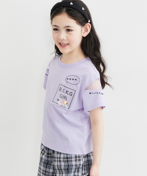 tシャツ PVC使い半袖Tシャツ キッズ 子供服 女の子 : ZOZOTOWN Yahoo