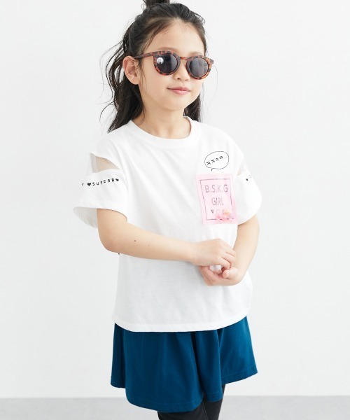 tシャツ PVC使い半袖Tシャツ キッズ 子供服 女の子 : ZOZOTOWN Yahoo