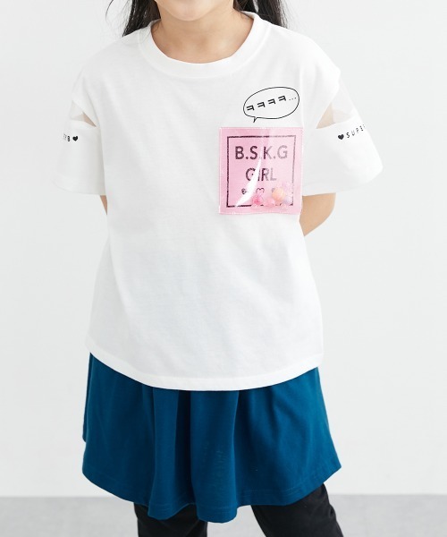 tシャツ PVC使い半袖Tシャツ キッズ 子供服 女の子 : ZOZOTOWN Yahoo
