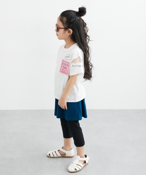 tシャツ PVC使い半袖Tシャツ キッズ 子供服 女の子 : ZOZOTOWN Yahoo