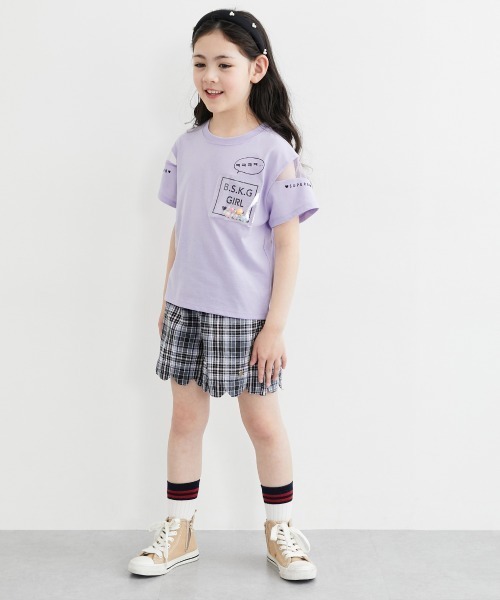 tシャツ PVC使い半袖Tシャツ キッズ 子供服 女の子 : ZOZOTOWN Yahoo