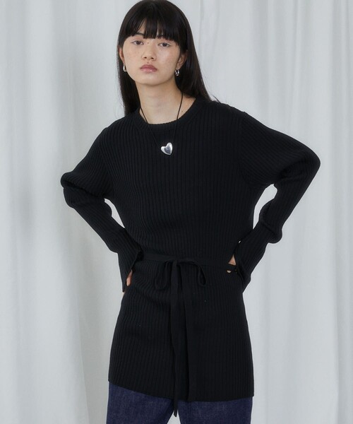 「Firsthand」 長袖ニット ONE SIZE オレンジ レディース_画像3