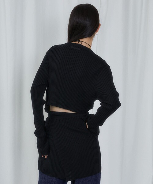 「Firsthand」 長袖ニット ONE SIZE オレンジ レディース_画像4