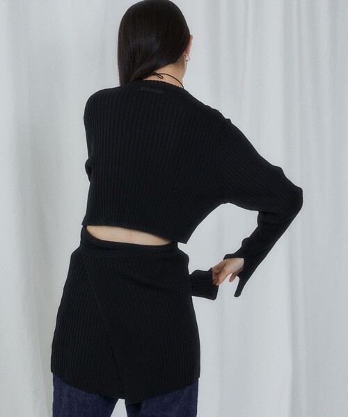 「Firsthand」 長袖ニット ONE SIZE オレンジ レディース_画像5