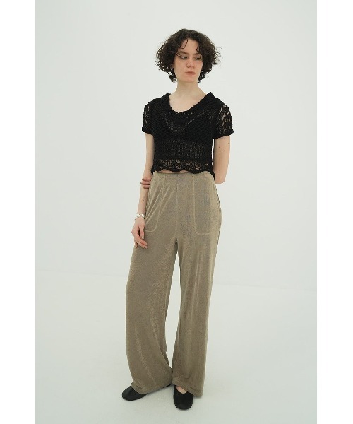 CLANE（クラネ） ニット セーター CLANE CROPPED CROCHET KNIT TOPS