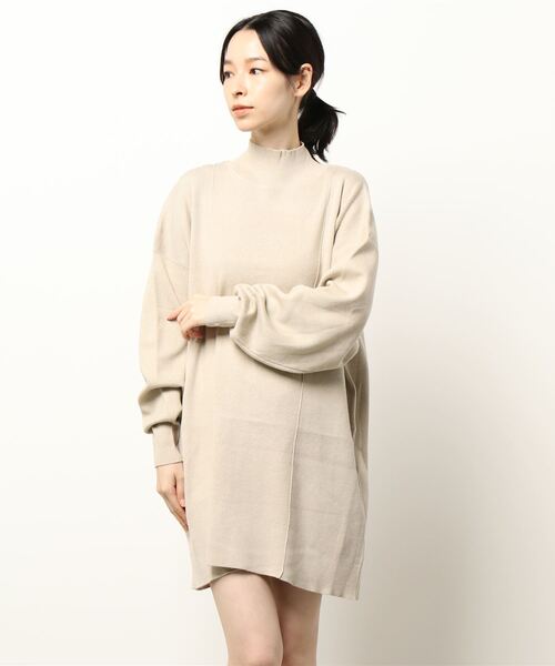 「MURUA」 ニットワンピース FREE ブラウン レディース_画像3