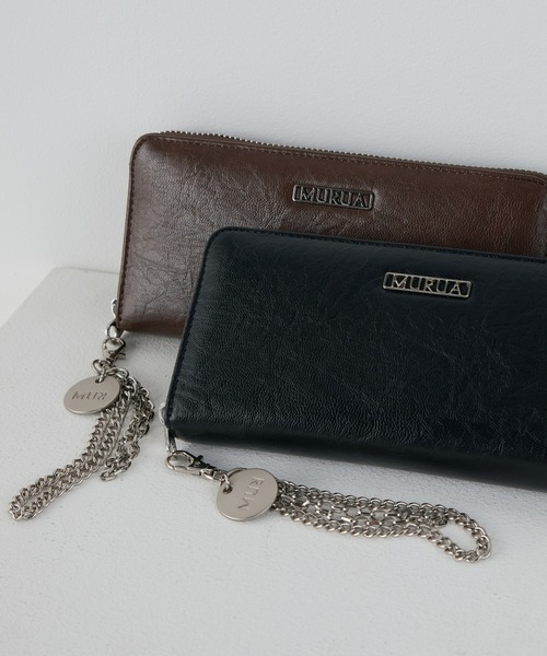 MURUA（ムルーア） 財布 ラウンドファスナー長財布 MR-W1361 フレーム