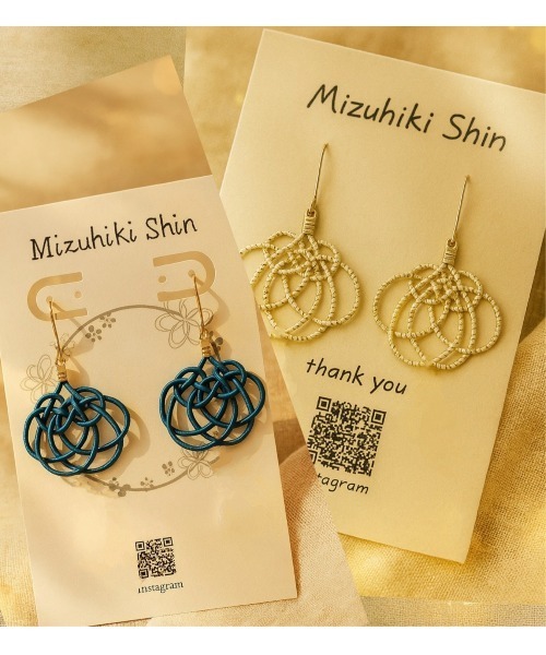 ゆあ★水引ピアス＆イヤリング 51点 ゆあ☆水引ピアス＆イヤリング 51点 ⌘抱きあわじ⌘ 水引アクセサリー