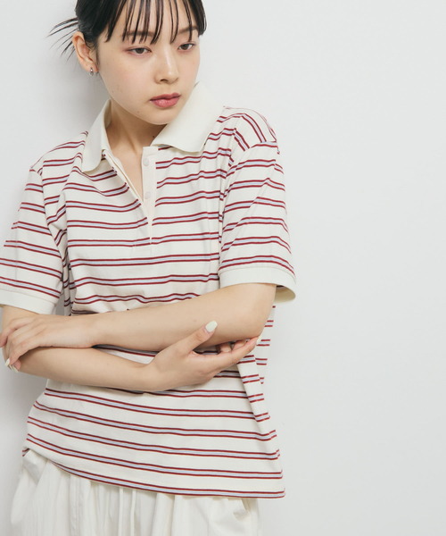 tシャツ カラーデザインカットソー レディース
