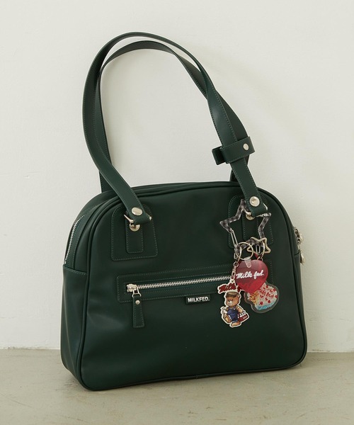 MBT WOMEN BOSTONシリーズ　新品未使用 MILKFED.（ミルクフェド） ボストンバッグ HEART CHARM BOSTON BAG