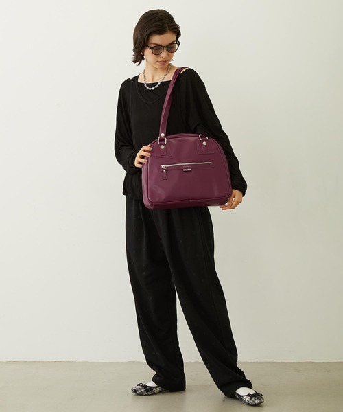 MILKFED.（ミルクフェド） ボストンバッグ HEART CHARM BOSTON BAG