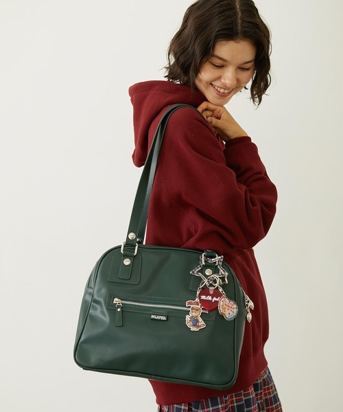 MILKFED.（ミルクフェド） ボストンバッグ HEART CHARM BOSTON BAG 