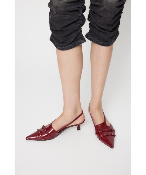 LAGUA GEM（ラグアジェム） パンプス CRUSH ENAMEL ミュール