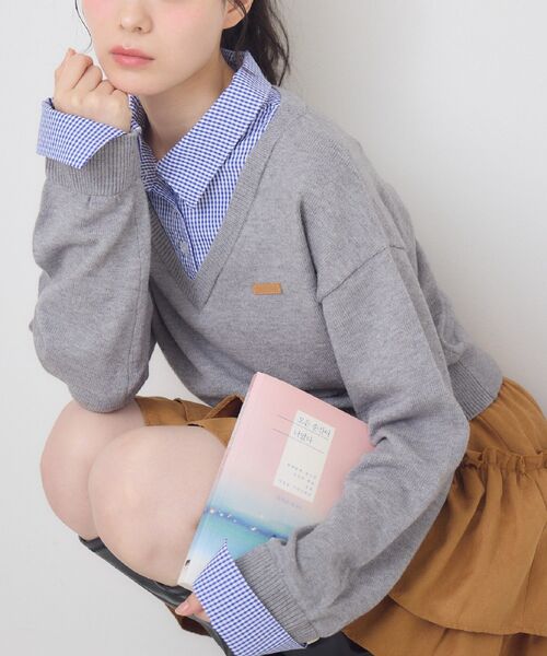 専用!!❤︎‬‬‬シェリエ‪‪❤︎‬‬‬ ニットトップス ‪❤︎‬tシャツ‪‪‪‪❤︎‬ Emsexcite（エムズエキサイト） ニット セーター シャツドッキングNTPO
