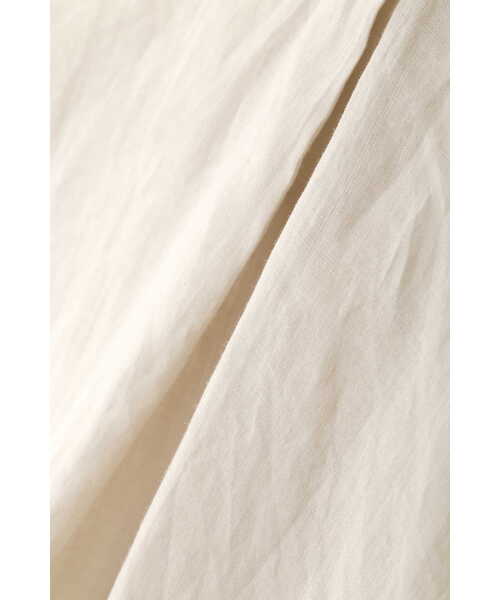 「human woman」 7分袖ブラウス MEDIUM ブルー レディース